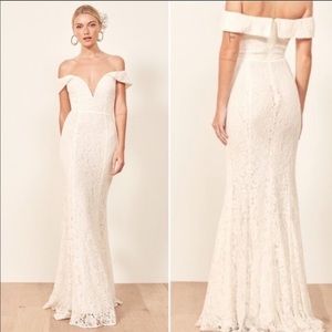Reformation Mykonos wedding dress new